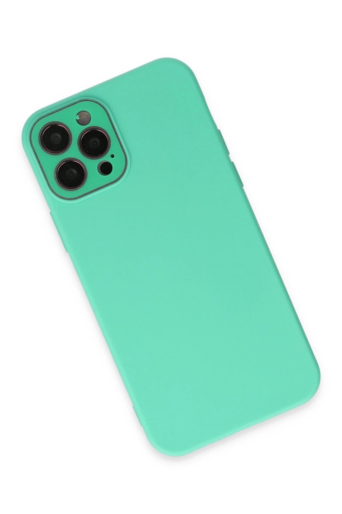 Newface iPhone 12 Pro Max Kılıf Lansman Glass Kapak uaz