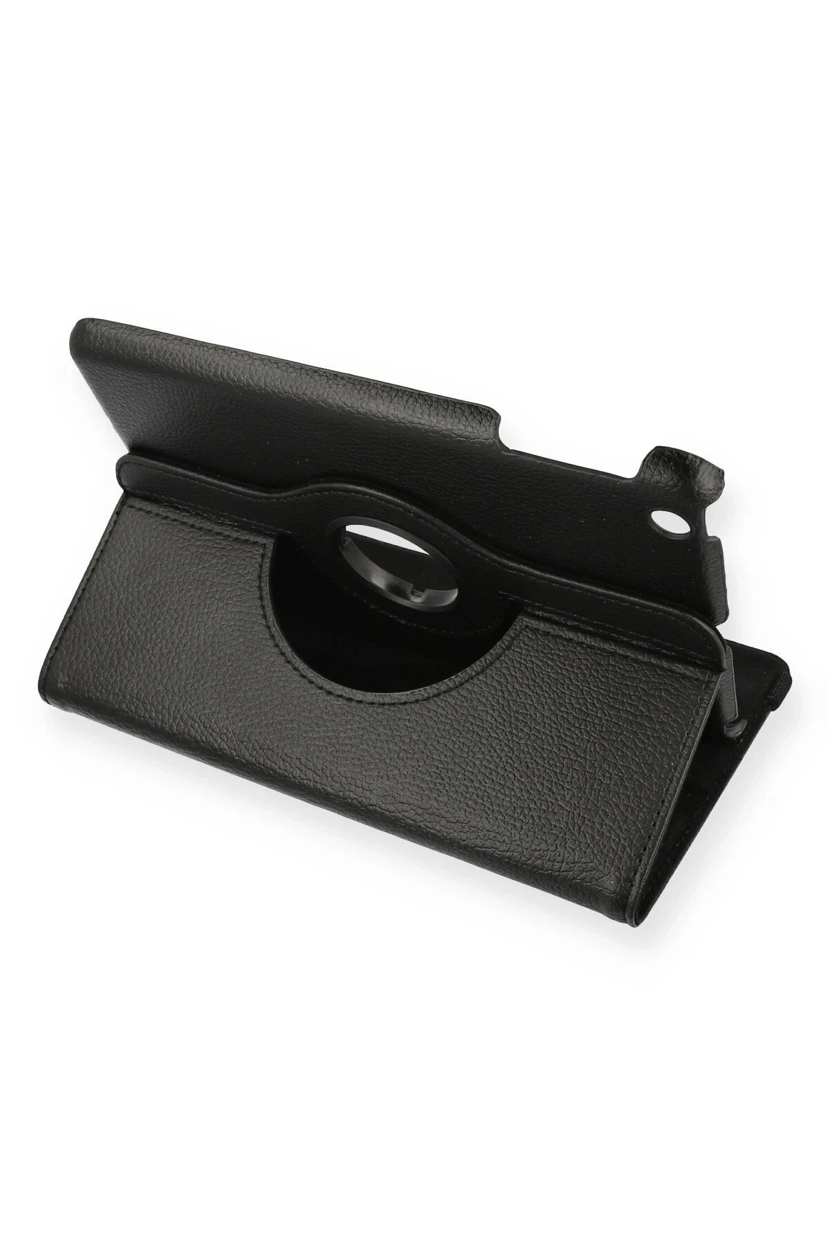 Newface iPad Mini 1 Kılıf 360 Tablet Deri Kılıf - Siyah