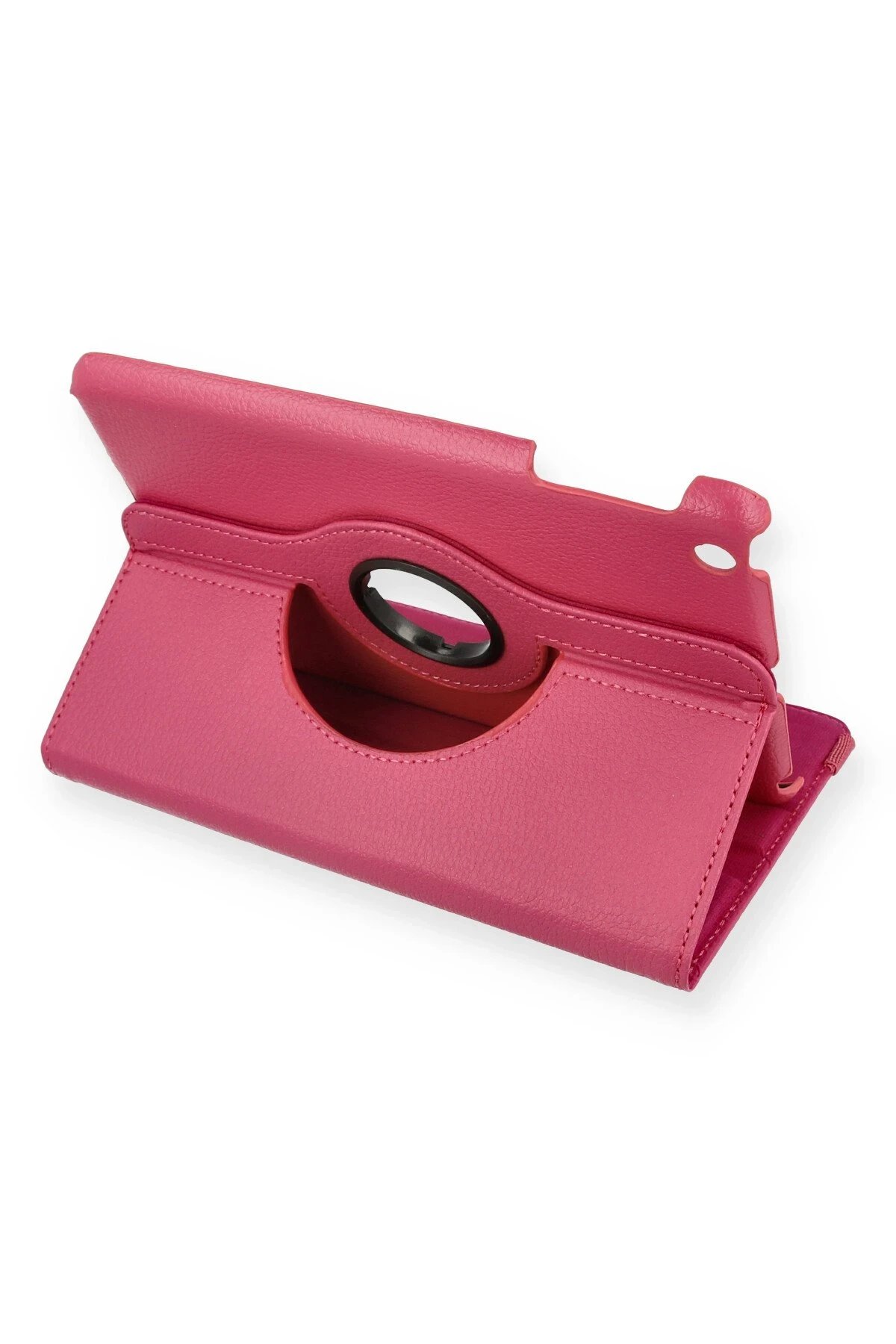 Newface iPad Mini 1 Kılıf 360 Tablet Deri Kılıf - Pembe