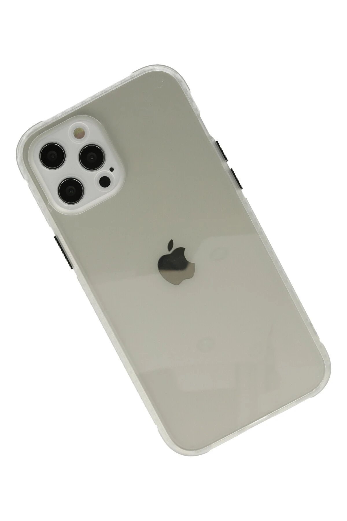 Newface iPhone 12 Pro Kılıf Miami Şeffaf Silikon - Şeffaf