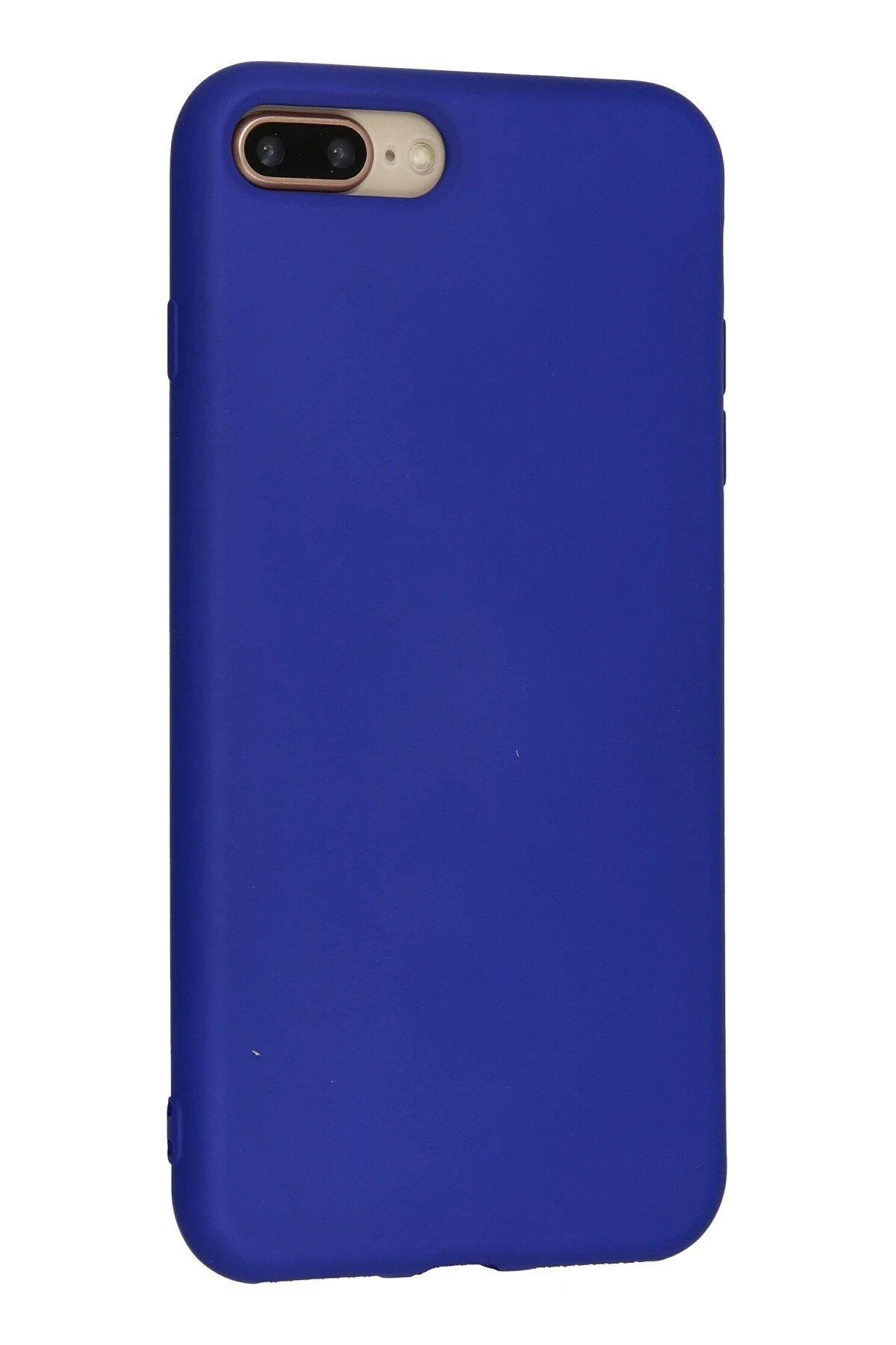 Newface iPhone 7 Plus Kılıf Nano içi Kadife Silikon - Lacivert