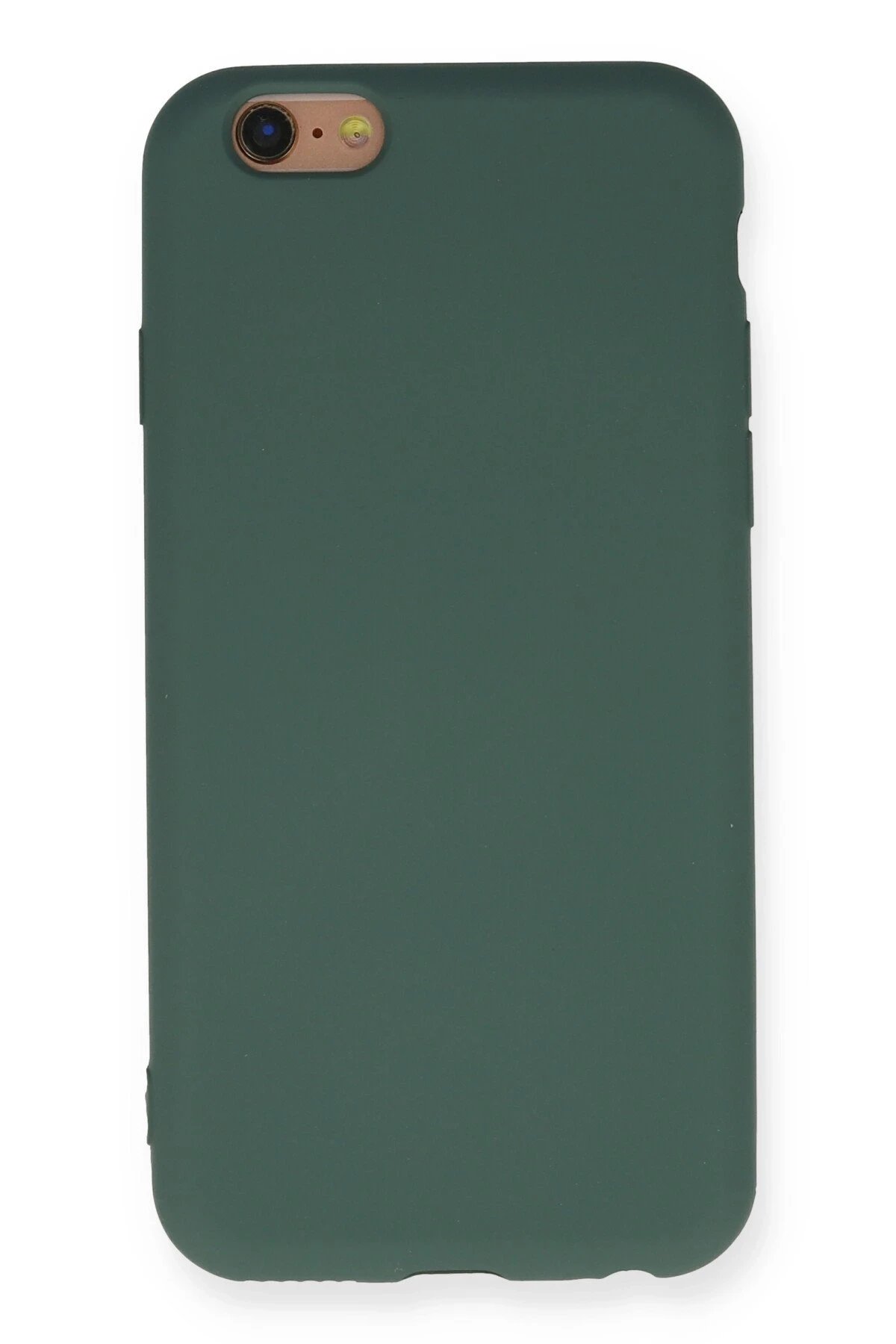 Newface iPhone 6 Kılıf Nano içi Kadife Silikon - Koyu Yeşil