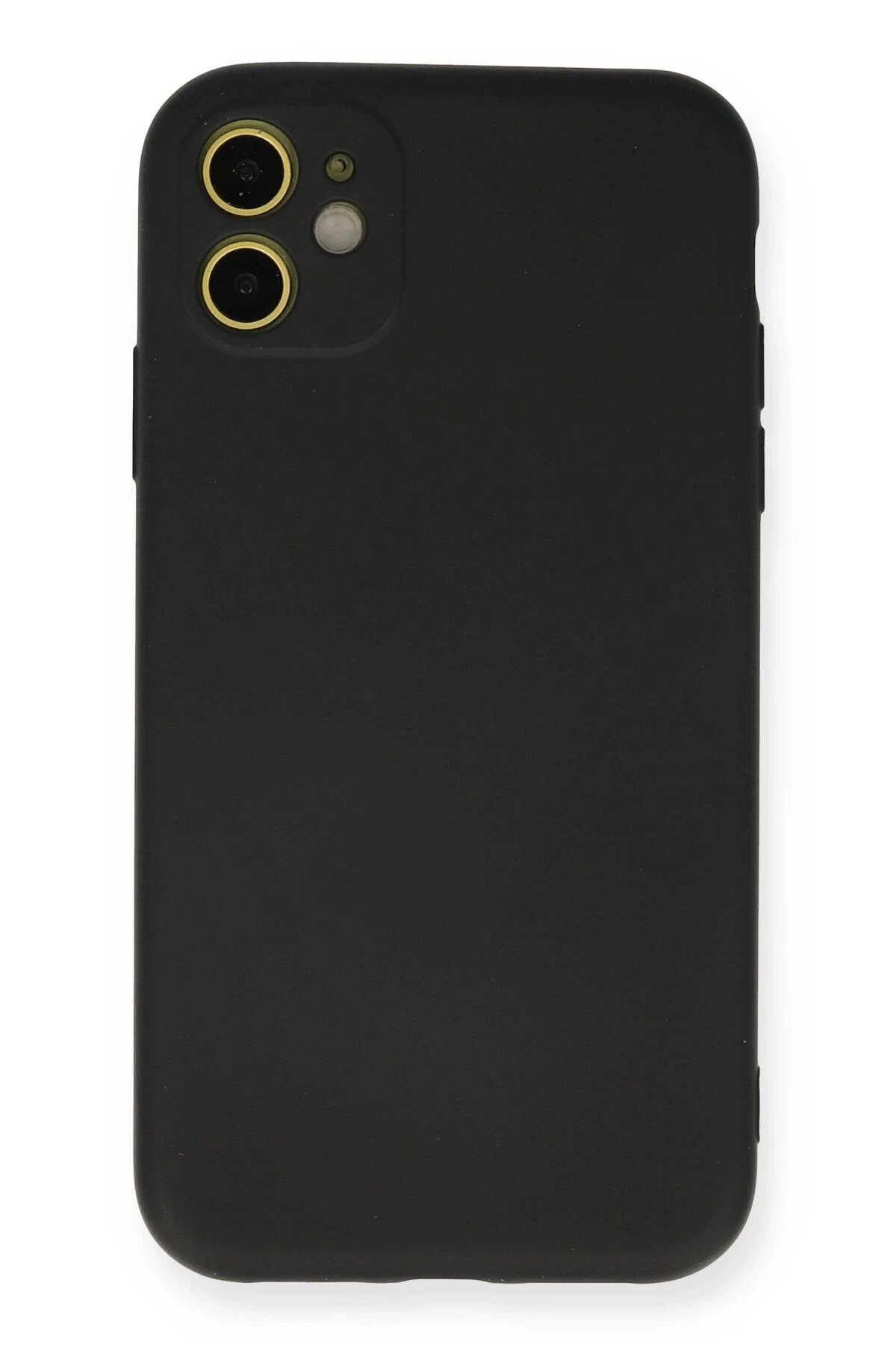 Newface iPhone 11 Kılıf Nano içi Kadife Silikon - Siyah