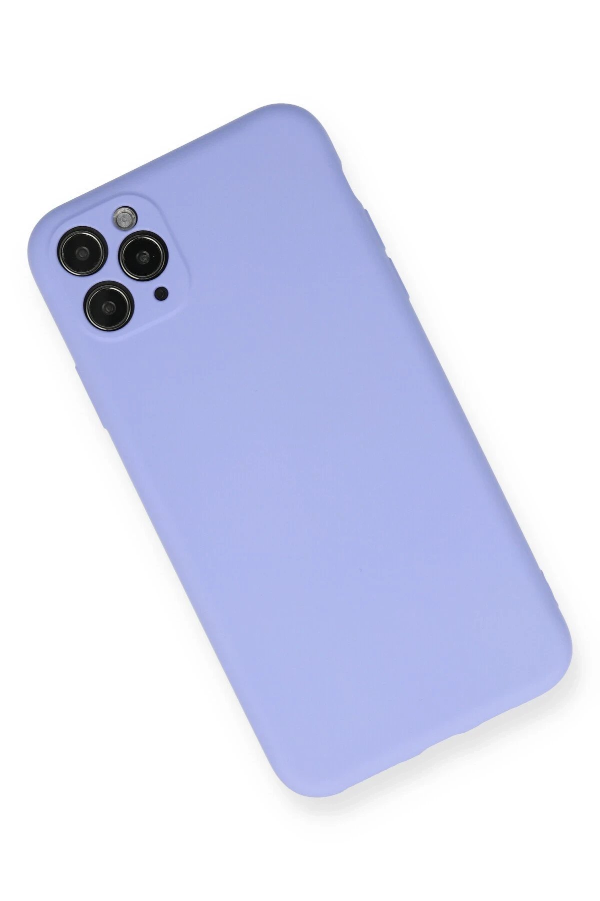 Newface iPhone 11 Pro Max Kılıf Nano içi Kadife Silikon - Lila