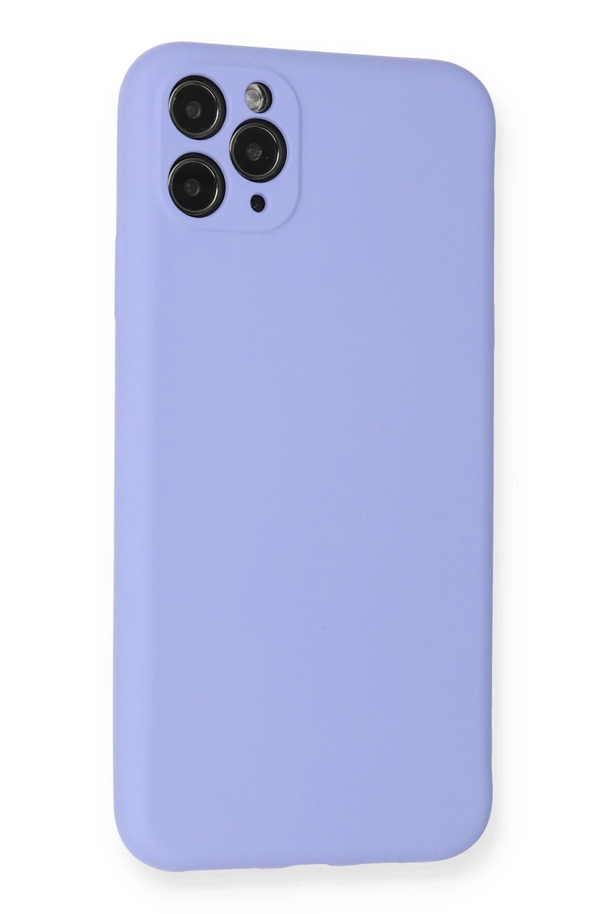 Newface iPhone 11 Pro Max Kılıf Nano içi Kadife Silikon - Lila