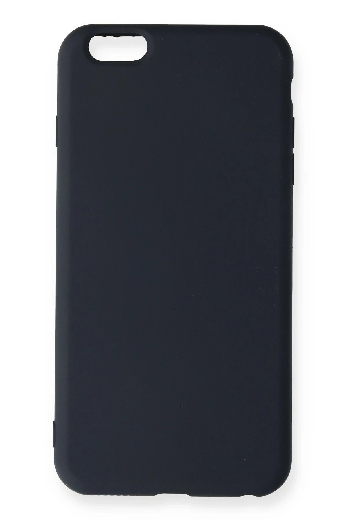 Newface iPhone 6 Plus Kılıf Nano içi Kadife Silikon - Lacivert