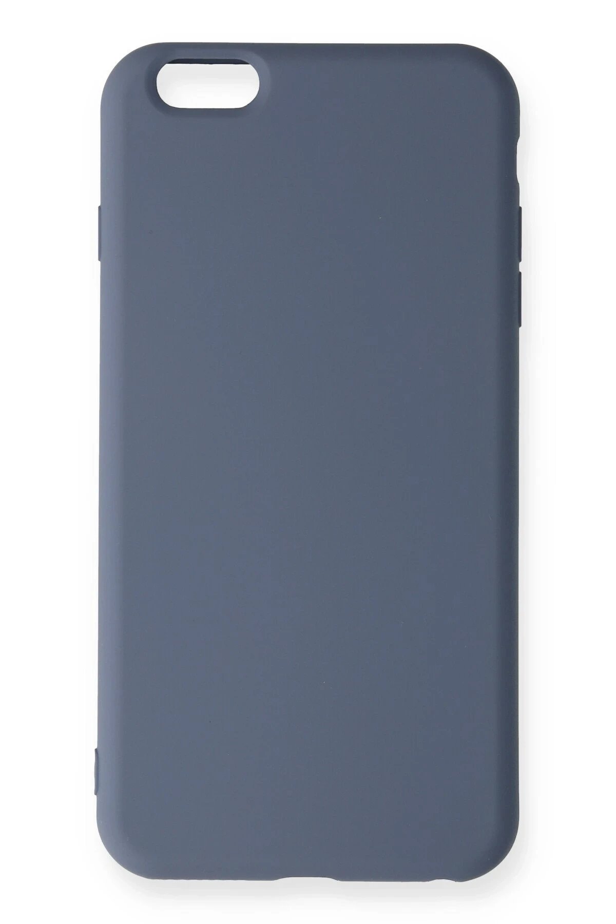 Newface iPhone 6 Plus Kılıf Nano içi Kadife Silikon - Gri