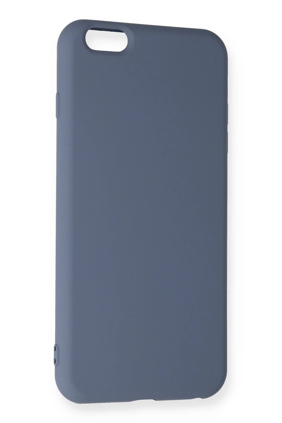 Newface iPhone 6 Plus Kılıf Nano içi Kadife Silikon - Gri