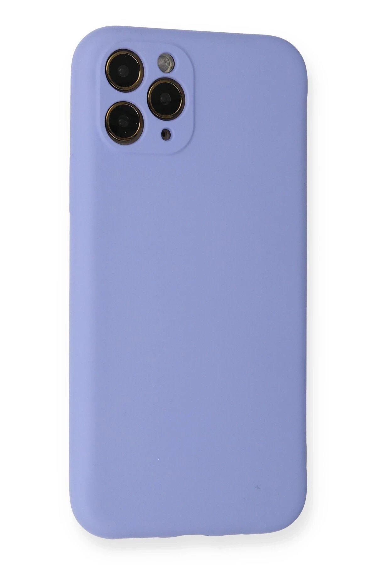 Newface iPhone 11 Pro Kılıf Nano içi Kadife Silikon- Lila