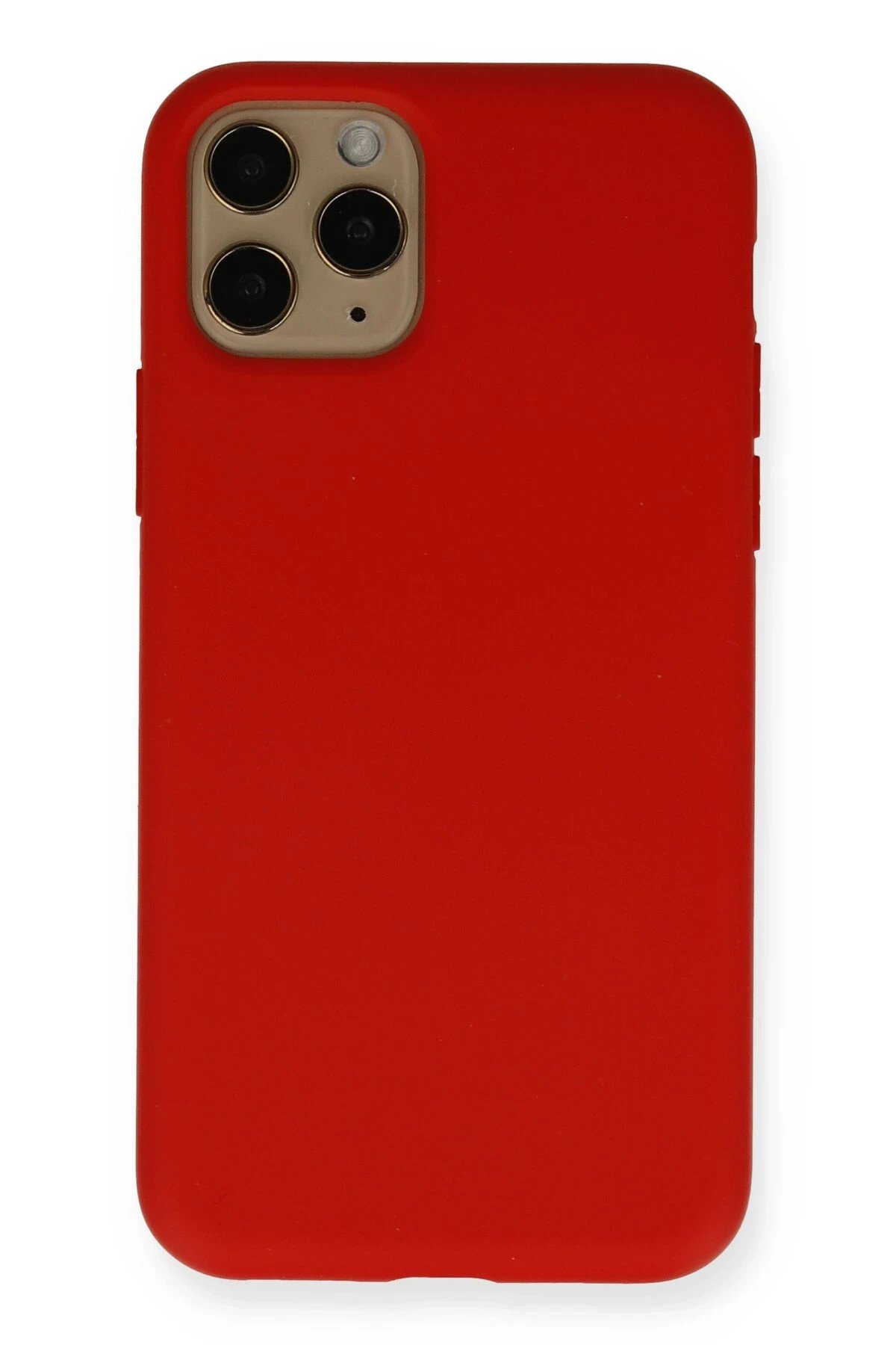 Newface iPhone 11 Pro Kılıf Nano içi Kadife Silikon - Kırmızı