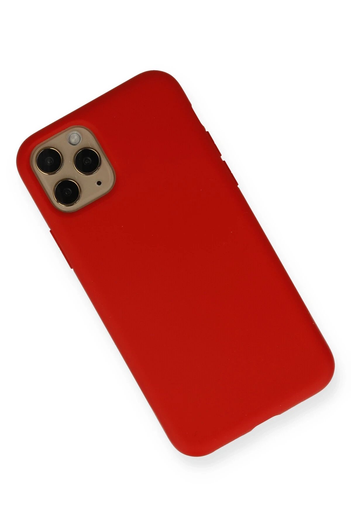 Newface iPhone 11 Pro Kılıf Nano içi Kadife Silikon - Kırmızı