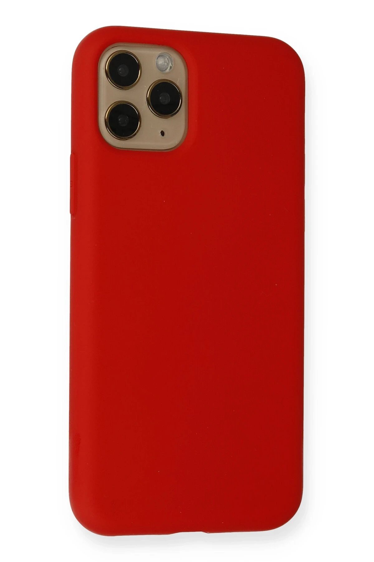 Newface iPhone 11 Pro Kılıf Nano içi Kadife Silikon - Kırmızı