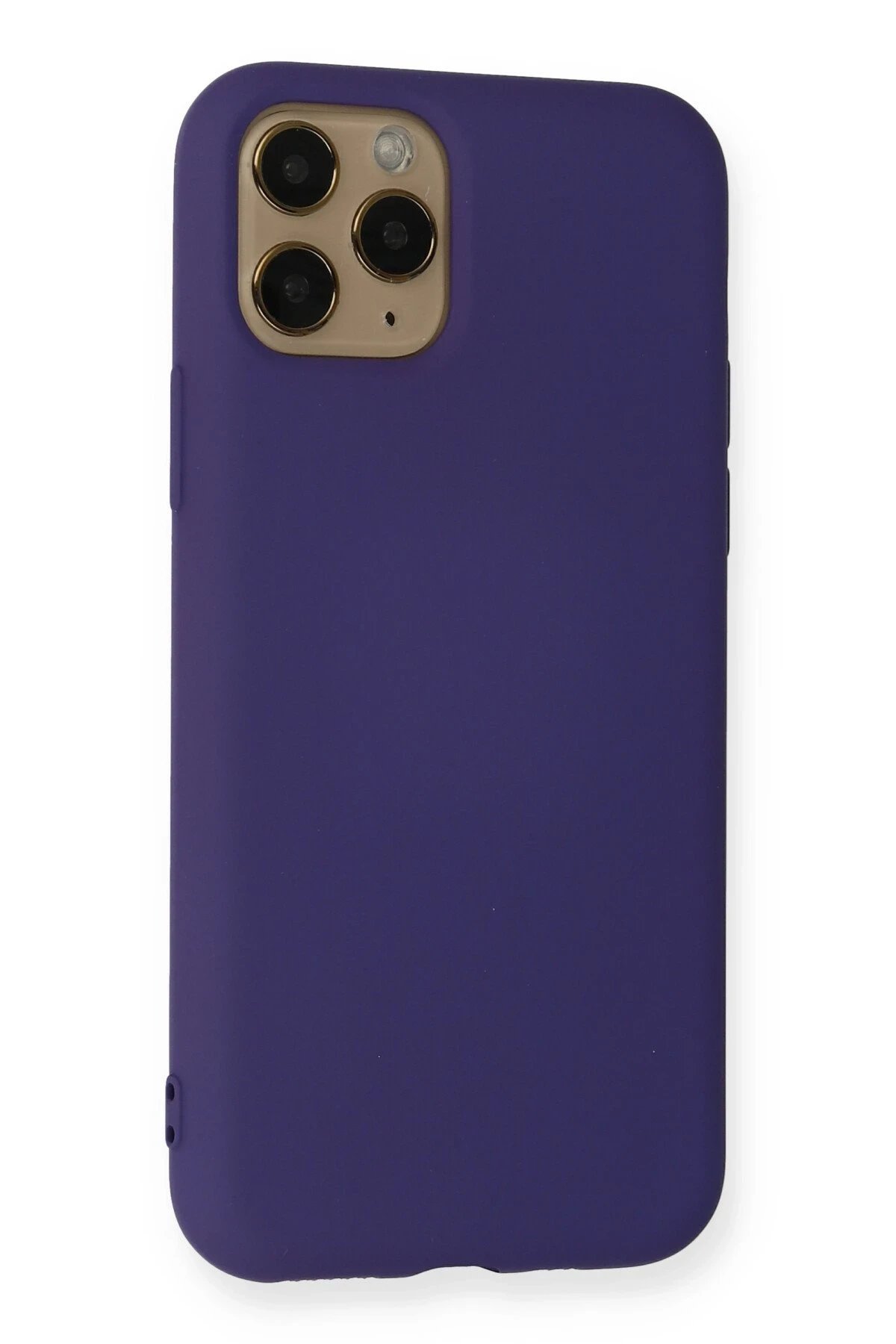 Newface iPhone 11 Pro Kılıf Nano içi Kadife Silikon - Mor