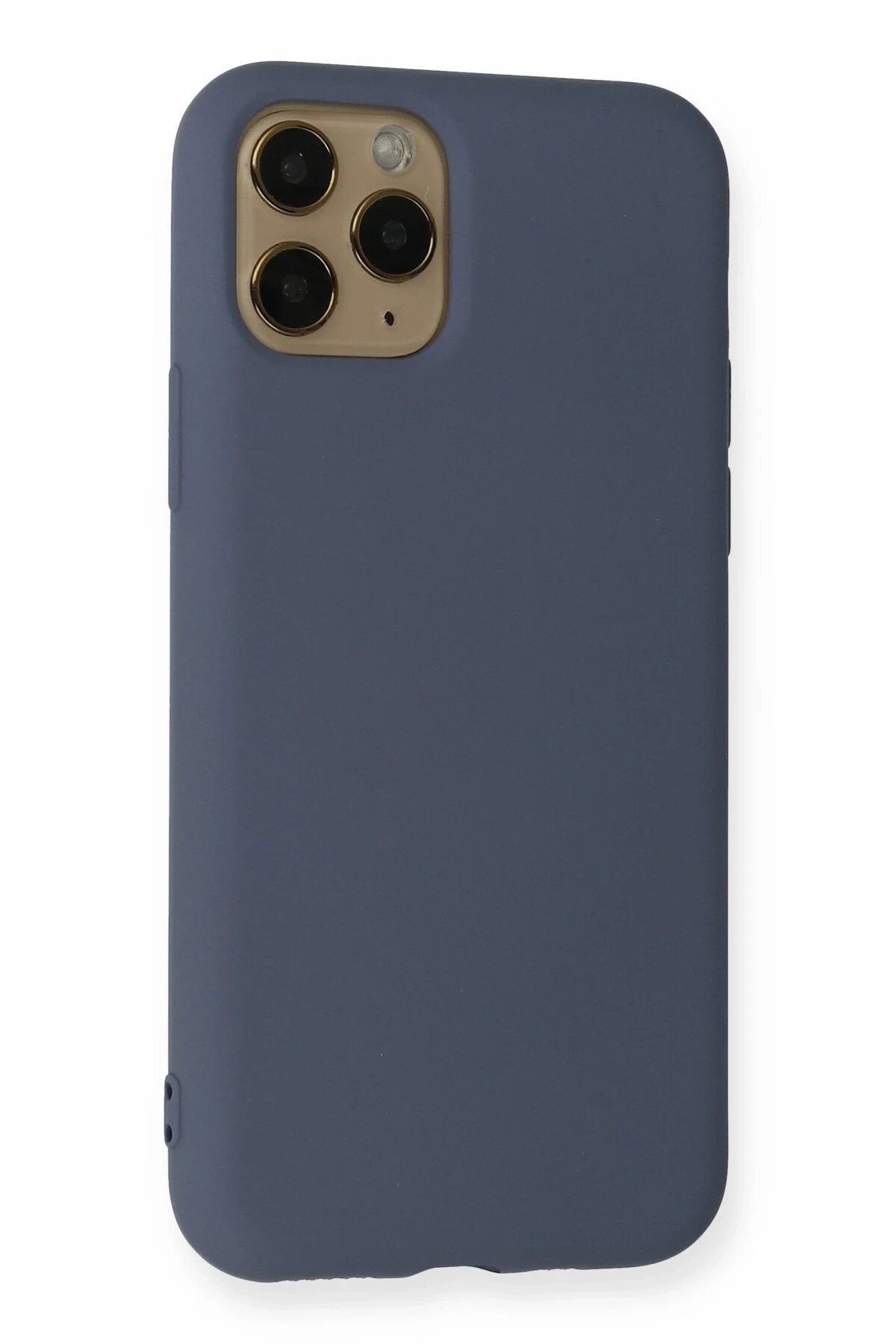 Newface iPhone 11 Pro Kılıf Nano içi Kadife Silikon - Gri