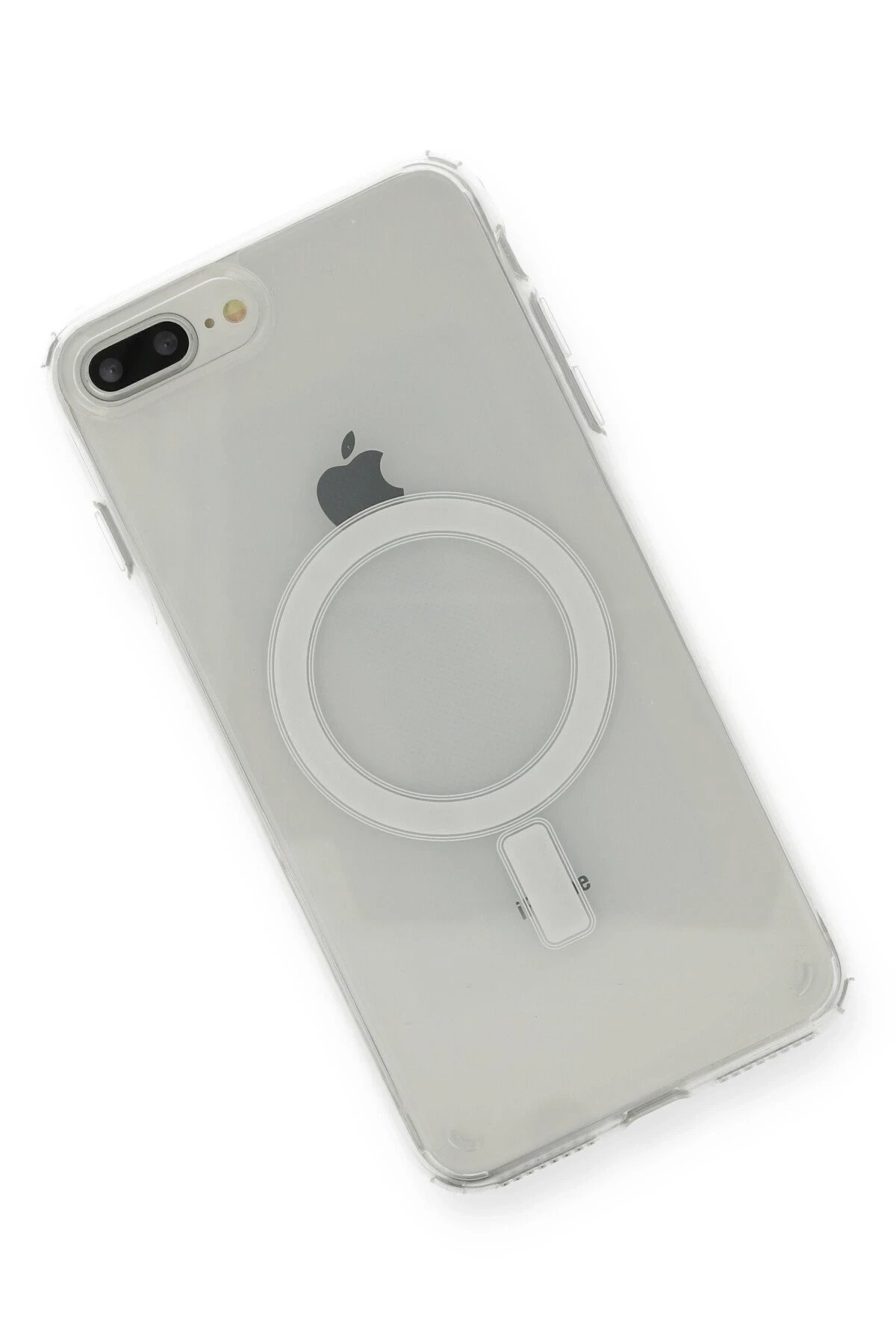 Newface iPhone 8 Plus Kılıf Magneticsafe Şeffaf Silikon - Şeffaf