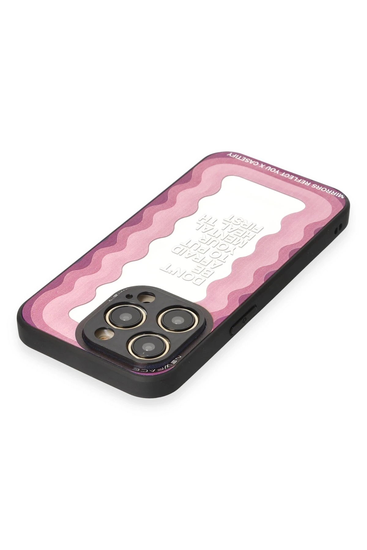 Newface iPhone 12 Pro Max Kılıf Mirror Desenli Kapak - Mirror - 11