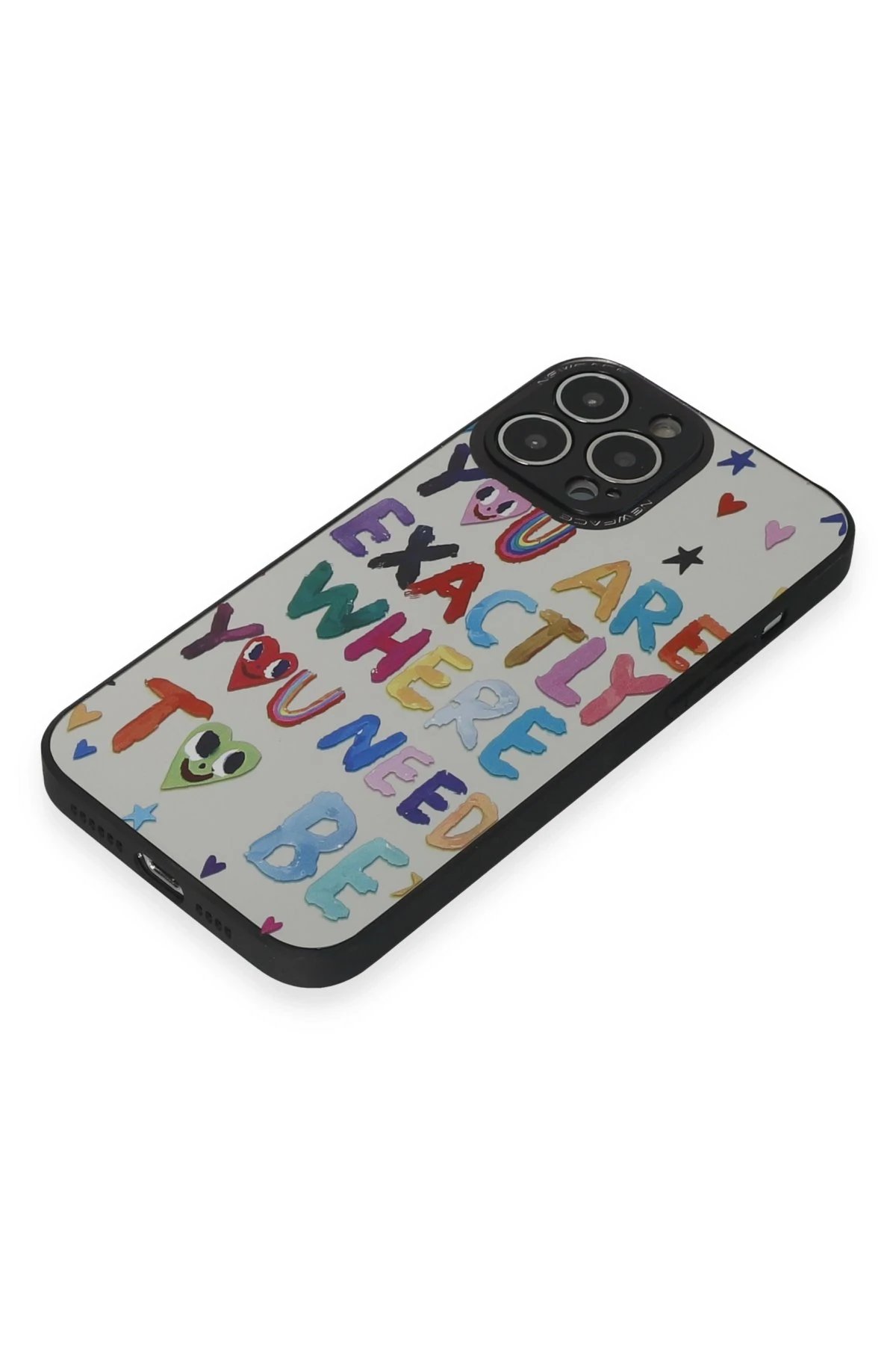 Newface iPhone 14 Pro Kılıf Mirror Desenli Kapak - Mirror - 10