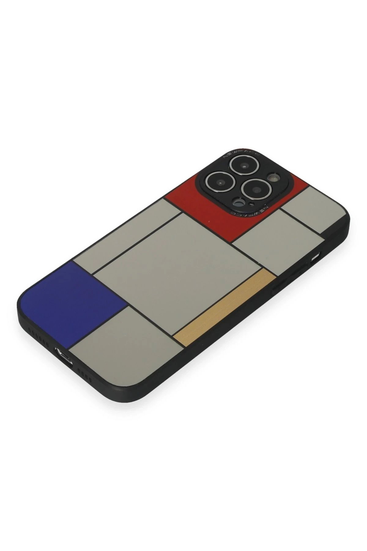 Newface iPhone 14 Pro Max Kılıf Mirror Desenli Kapak - Mirror - 9