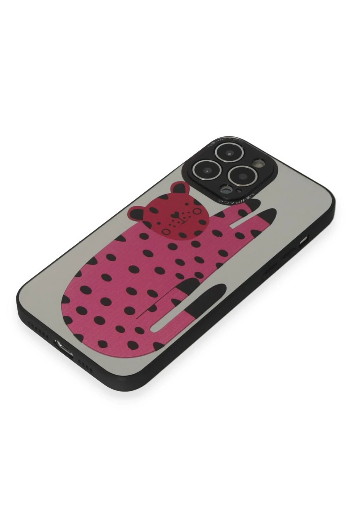 Newface iPhone 14 Pro Max Kılıf Mirror Desenli Kapak - Mirror - 12