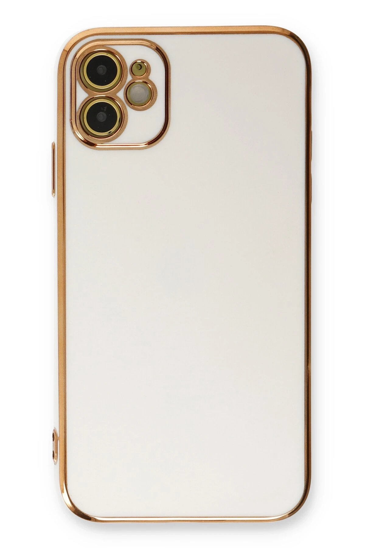 Newface iPhone 11 Kılıf Volet Silikon - Beyaz