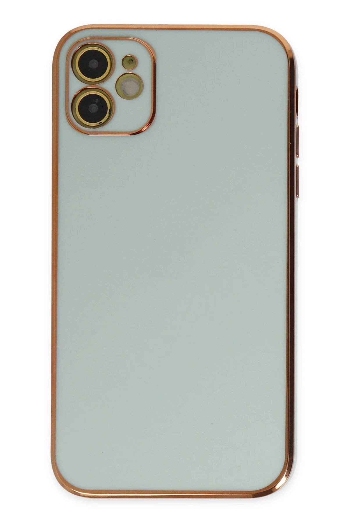 Newface iPhone 11 Kılıf Volet Silikon - Açık Yeşil