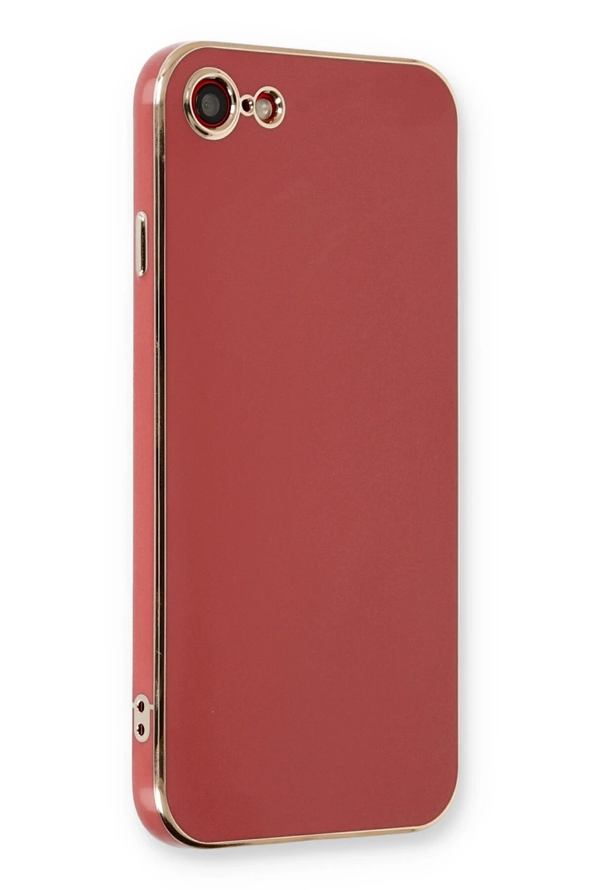 Newface iPhone 7 Kılıf Volet Silikon - Kırmızı