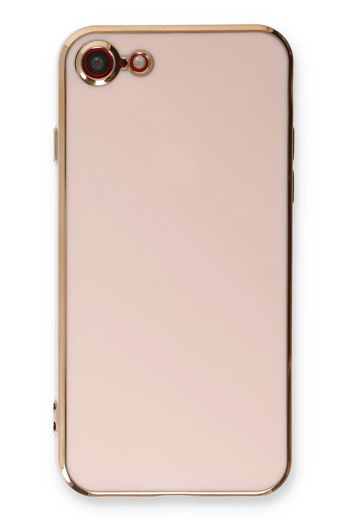 Newface iPhone 7 Kılıf Volet Silikon - Pembe