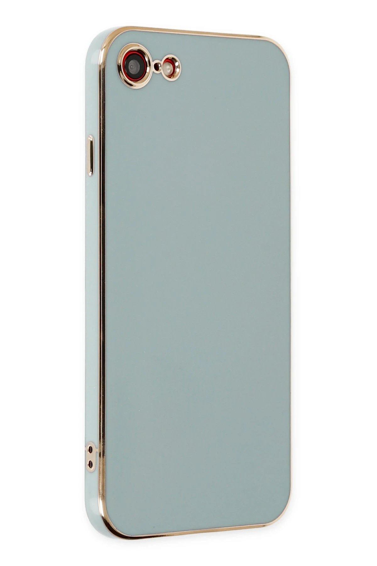 Newface iPhone 7 Kılıf Volet Silikon - Açık Yeşil