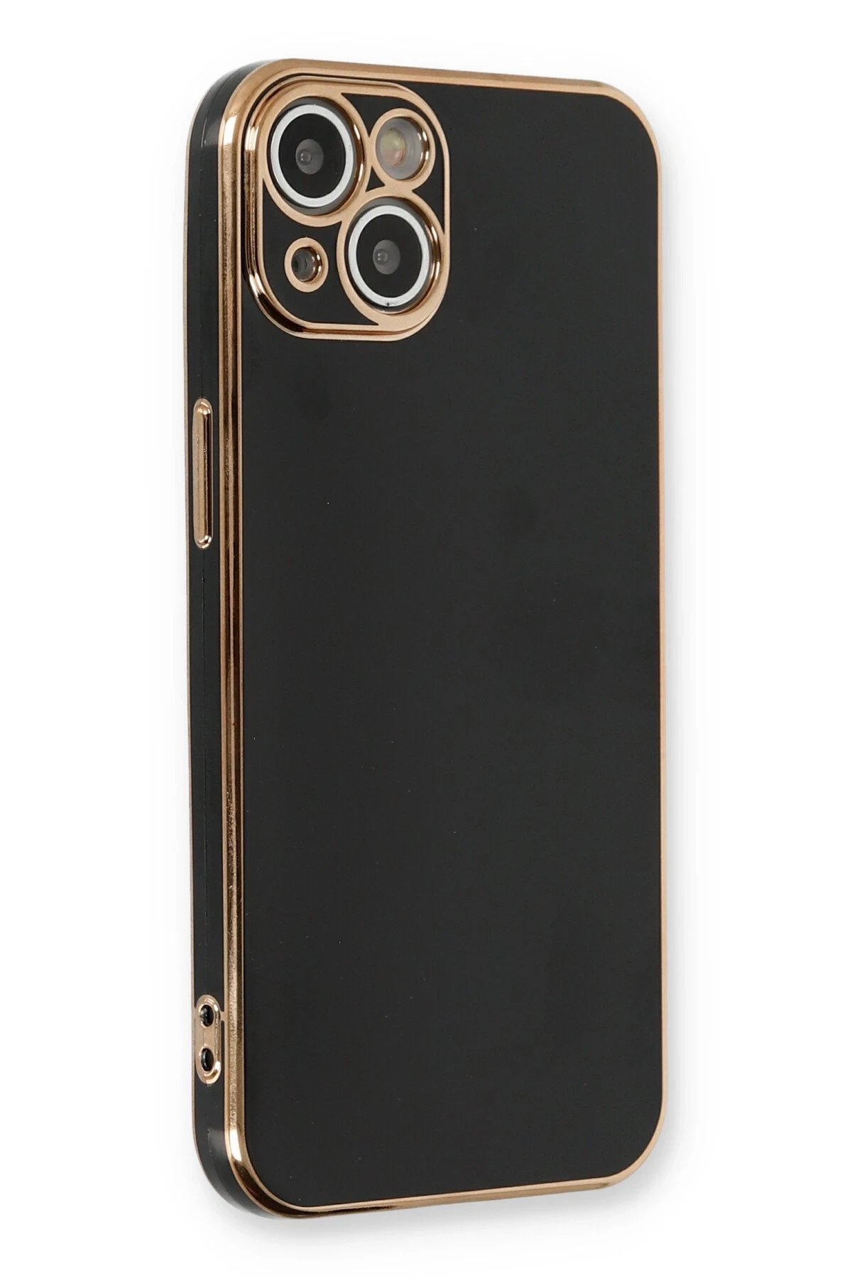 Newface iPhone 13 Kılıf Volet Silikon - Siyah