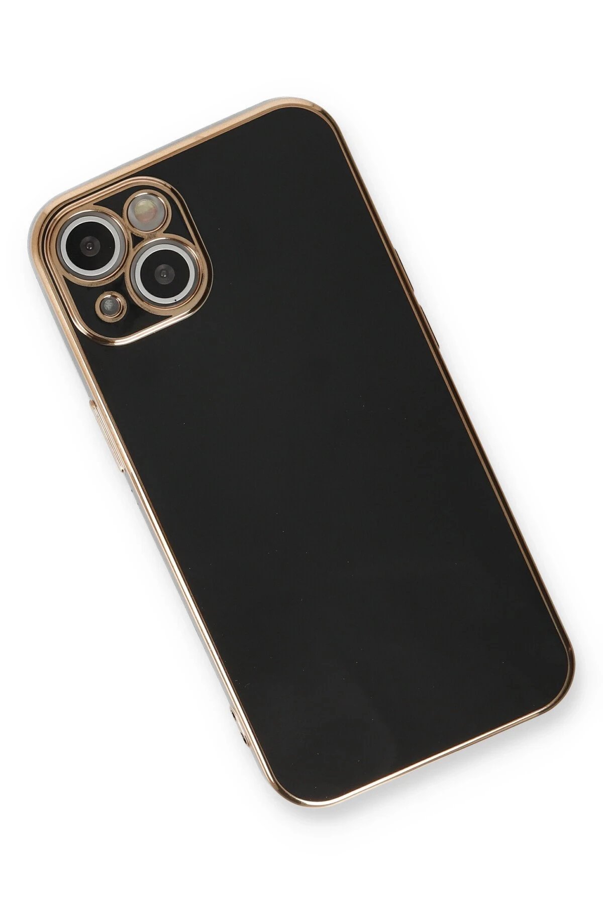 Newface iPhone 13 Kılıf Volet Silikon - Siyah