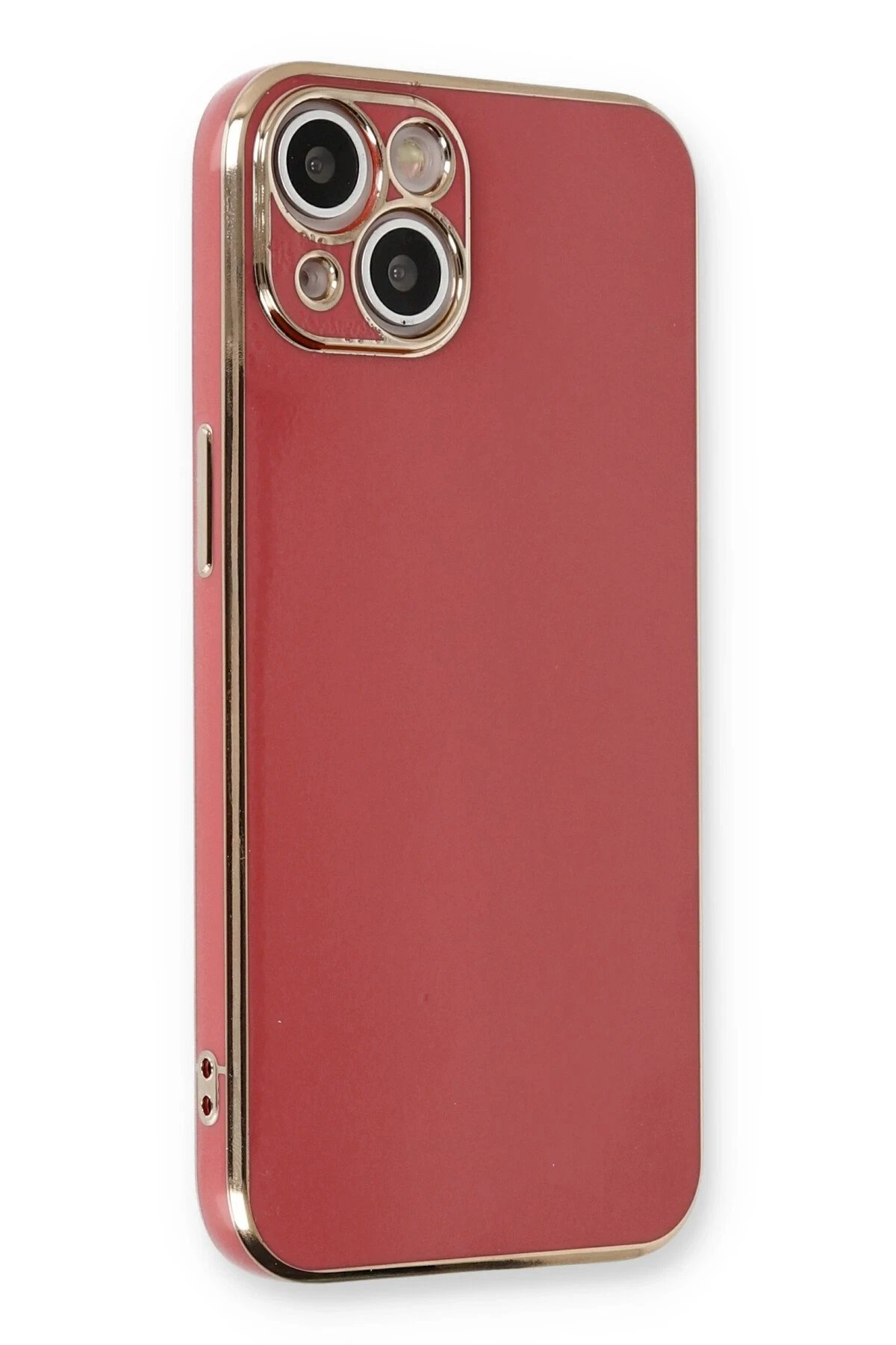 Newface iPhone 13 Kılıf Volet Silikon - Kırmızı