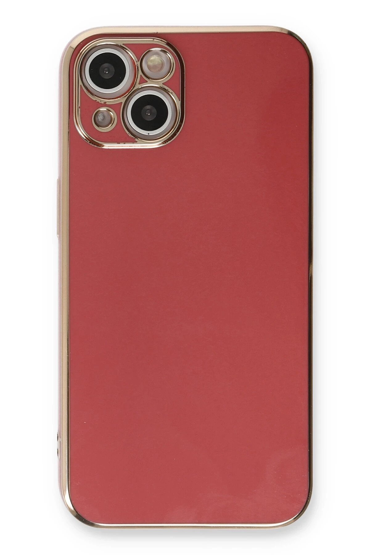 Newface iPhone 13 Kılıf Volet Silikon - Kırmızı