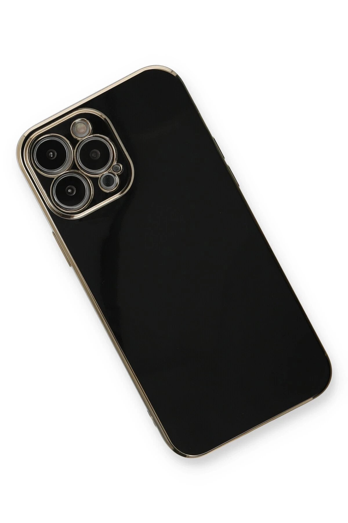 Newface iPhone 13 Pro Kılıf Volet Silikon - Siyah