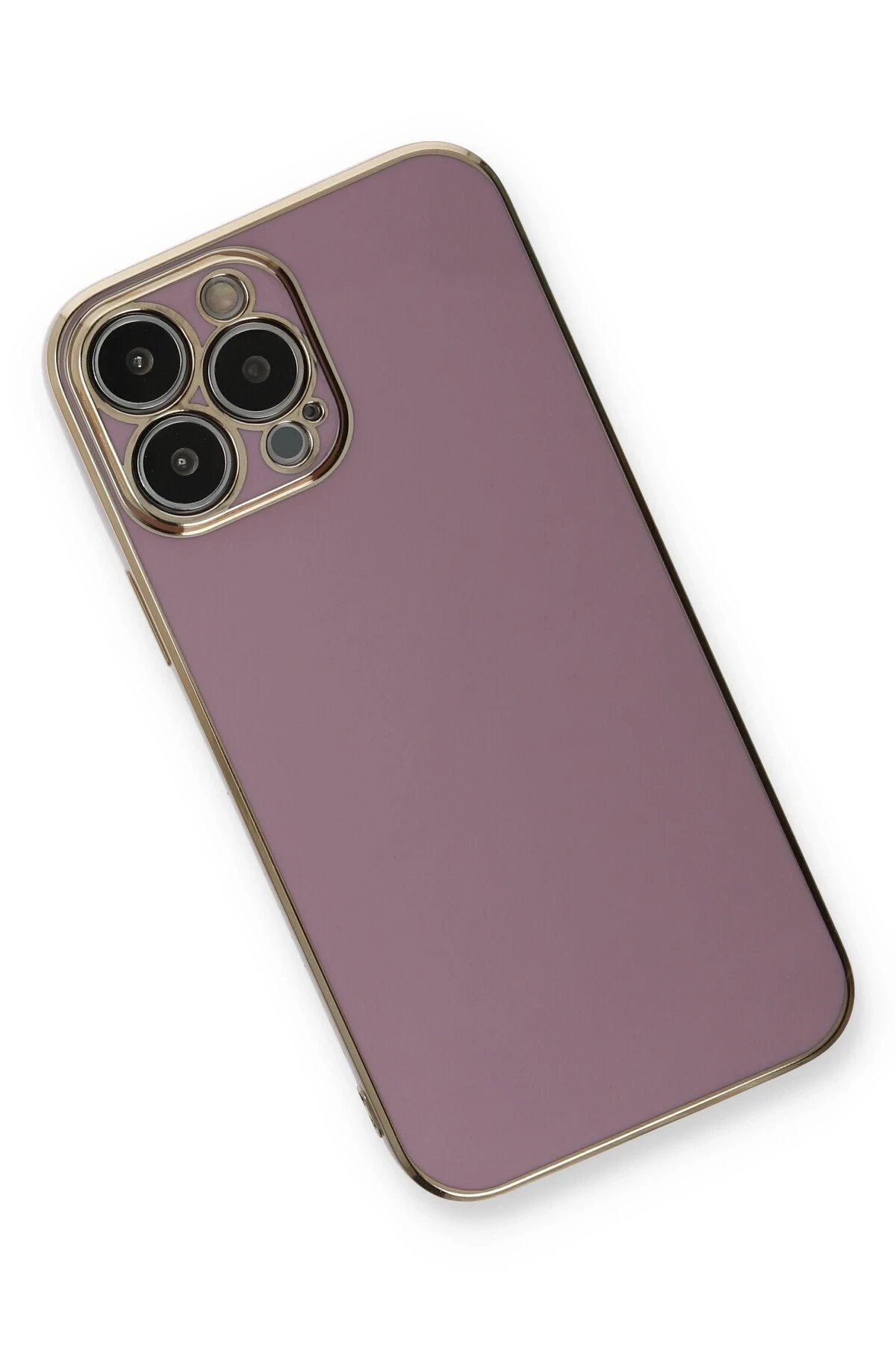 Newface iPhone 13 Pro Kılıf Volet Silikon - Mor