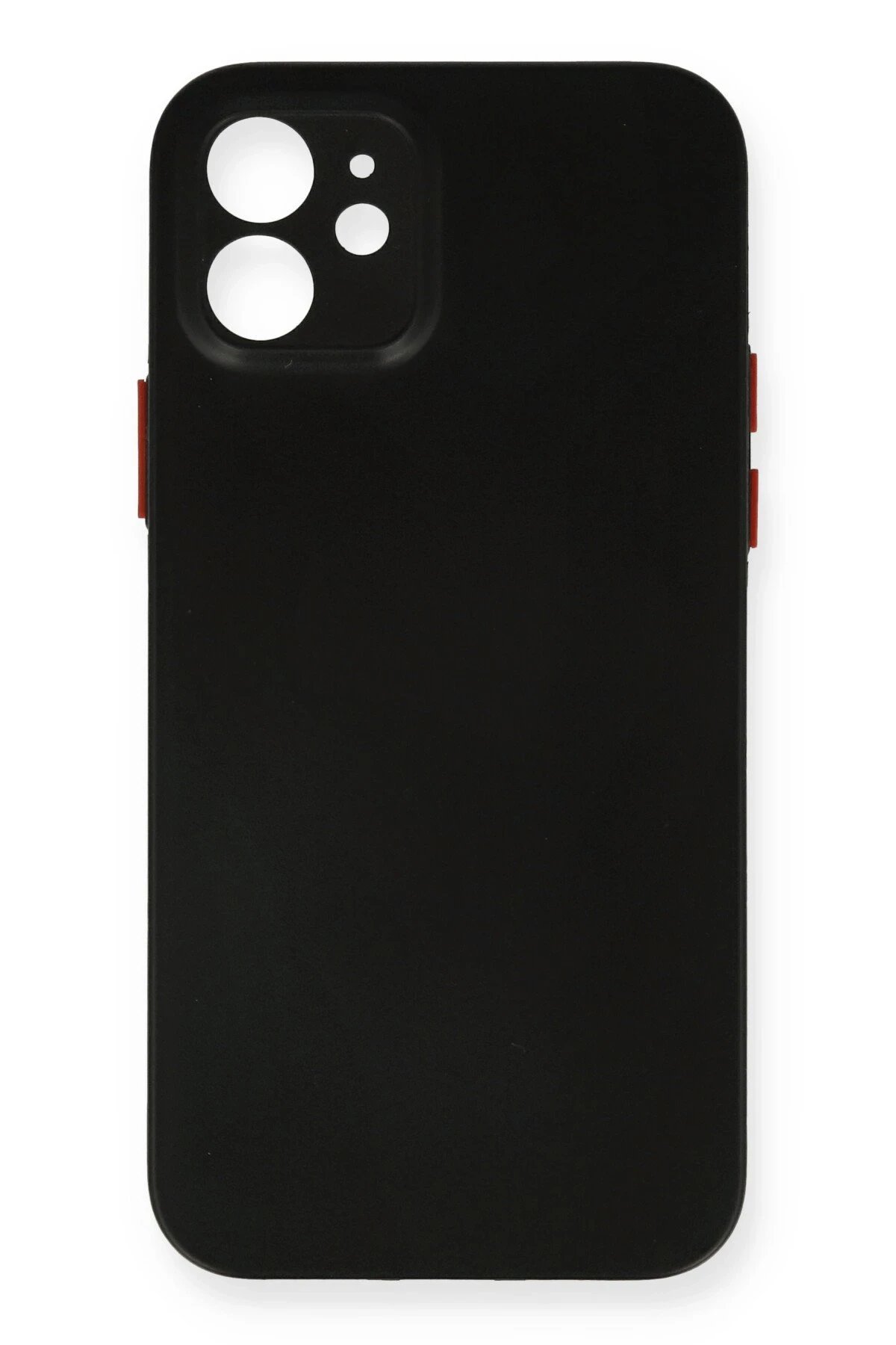 Newface iPhone 12 Kılıf PP Ultra İnce Kapak - Siyah