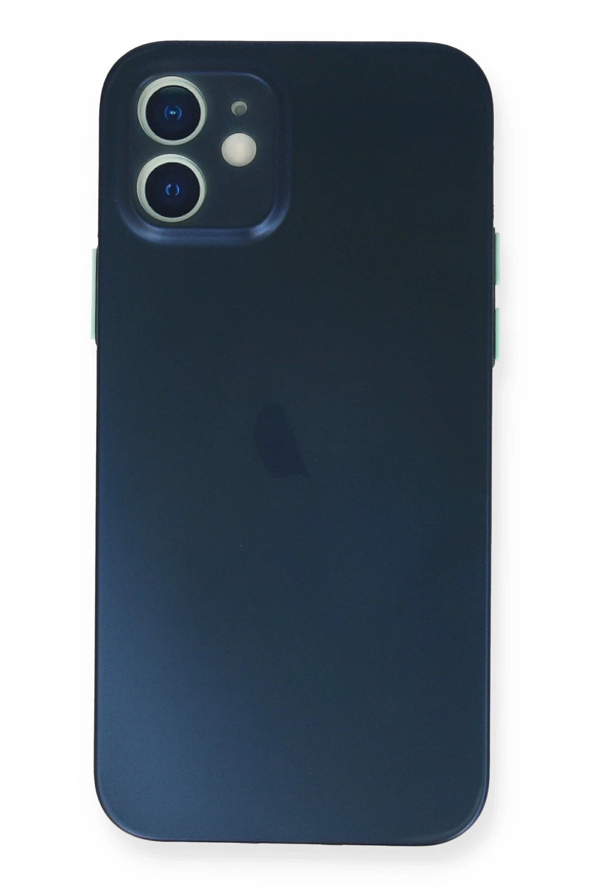 Newface iPhone 12 Kılıf PP Ultra İnce Kapak - Mavi