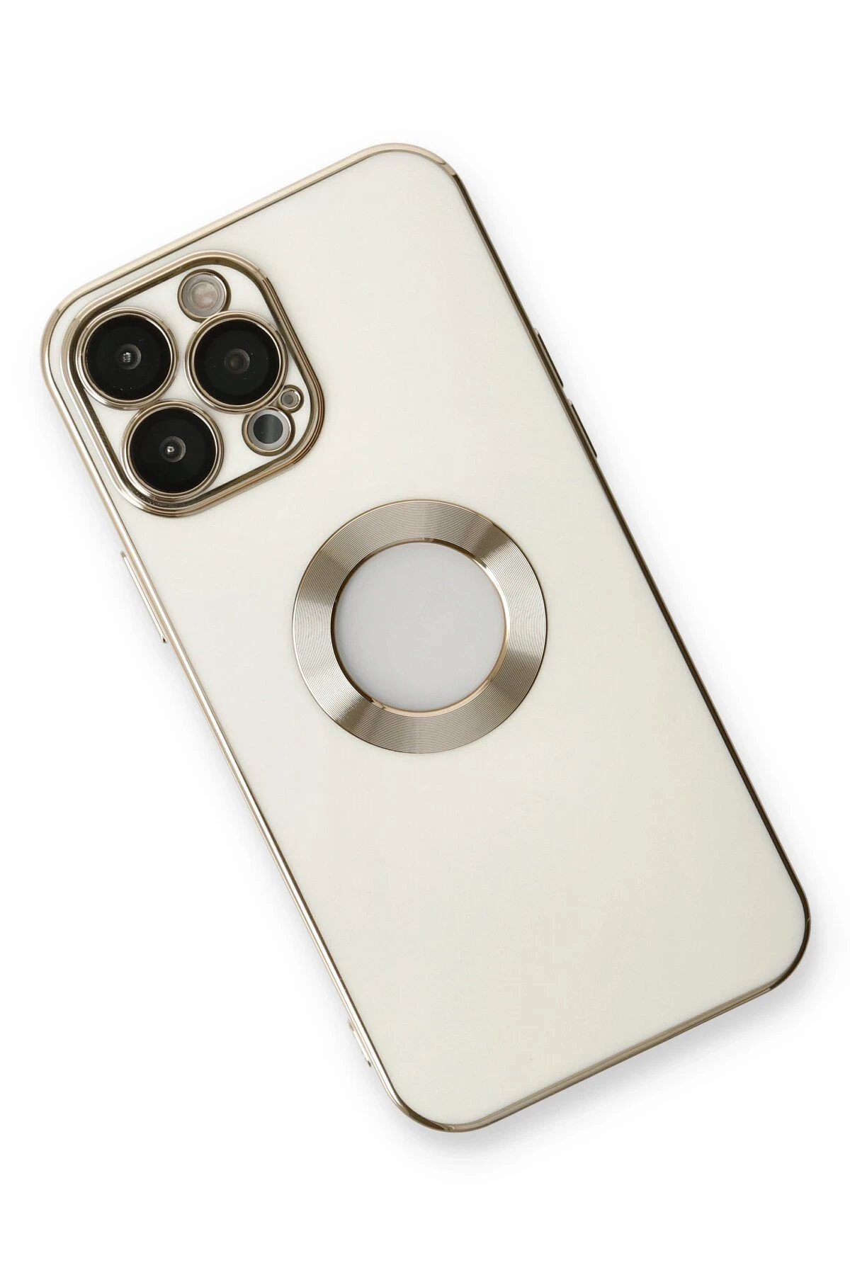 Newface iPhone 13 Pro Kılıf Store Silikon - Beyaz