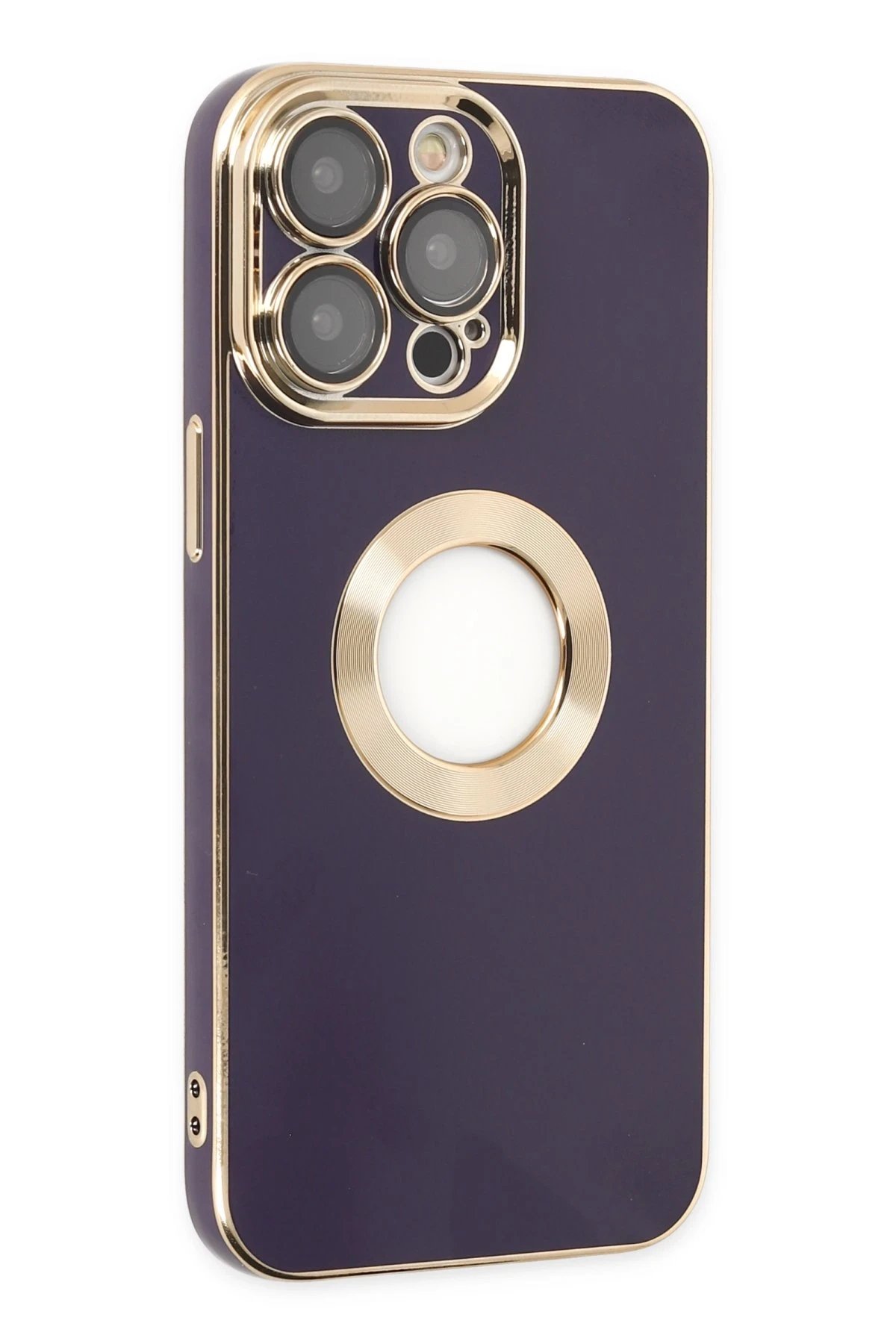 Newface iPhone 13 Pro Kılıf Store Silikon - Derin Mor