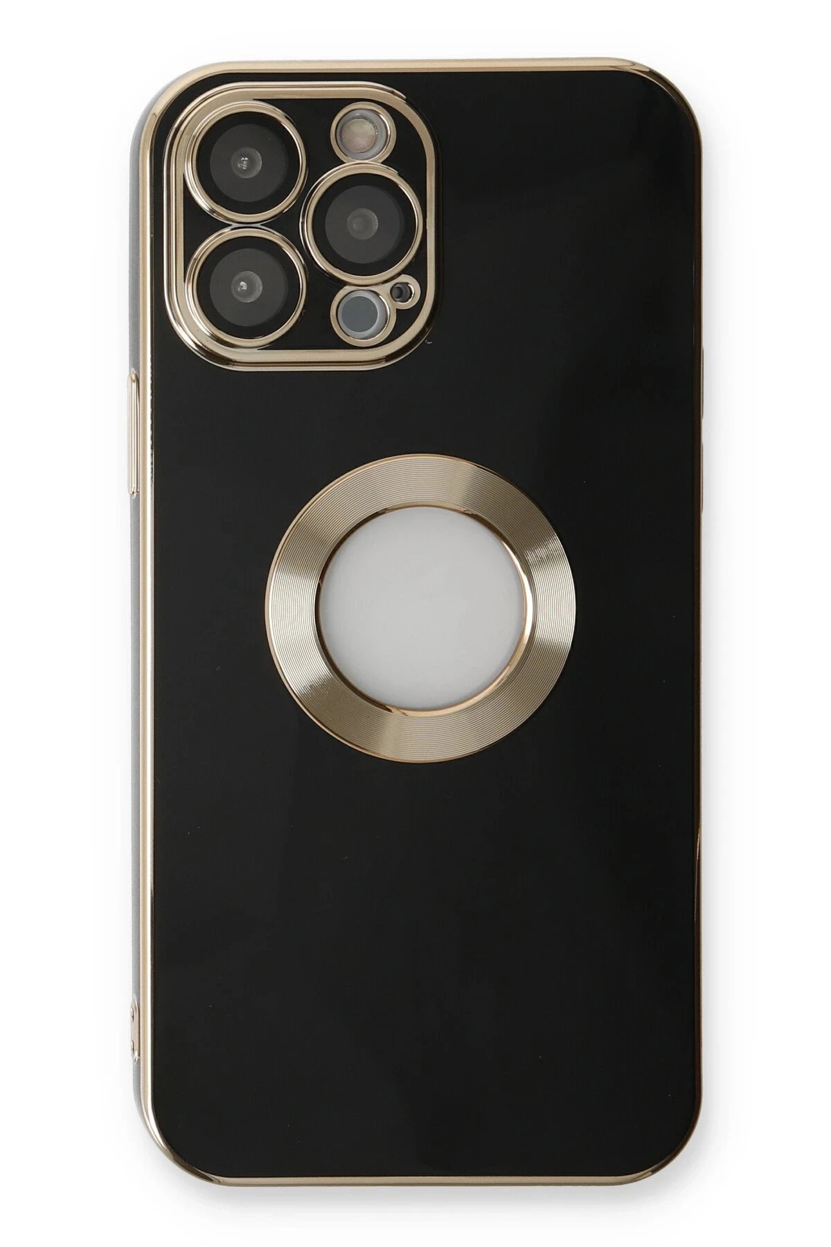 Newface iPhone 13 Pro Max Kılıf Store Silikon - Siyah