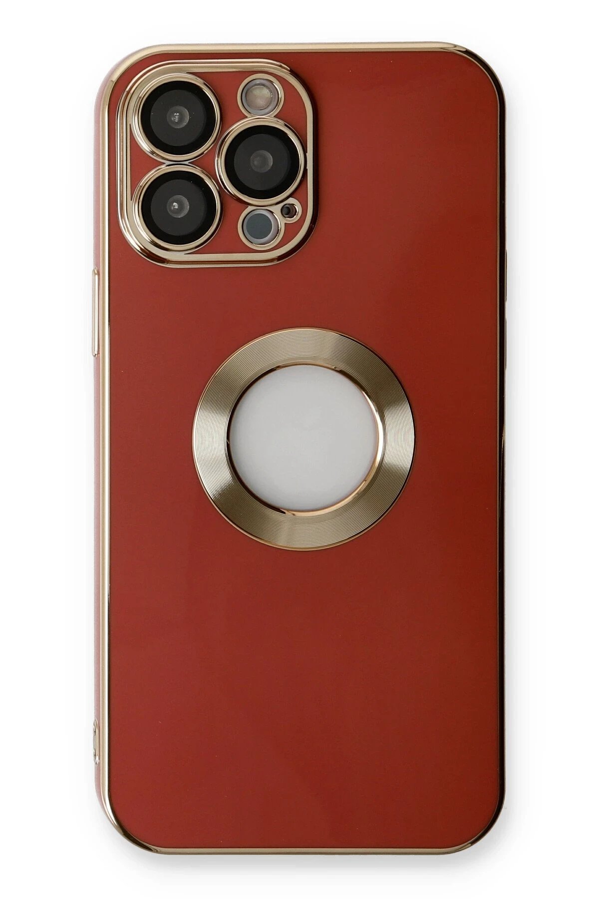 Newface iPhone 13 Pro Max Kılıf Store Silikon - Kırmızı