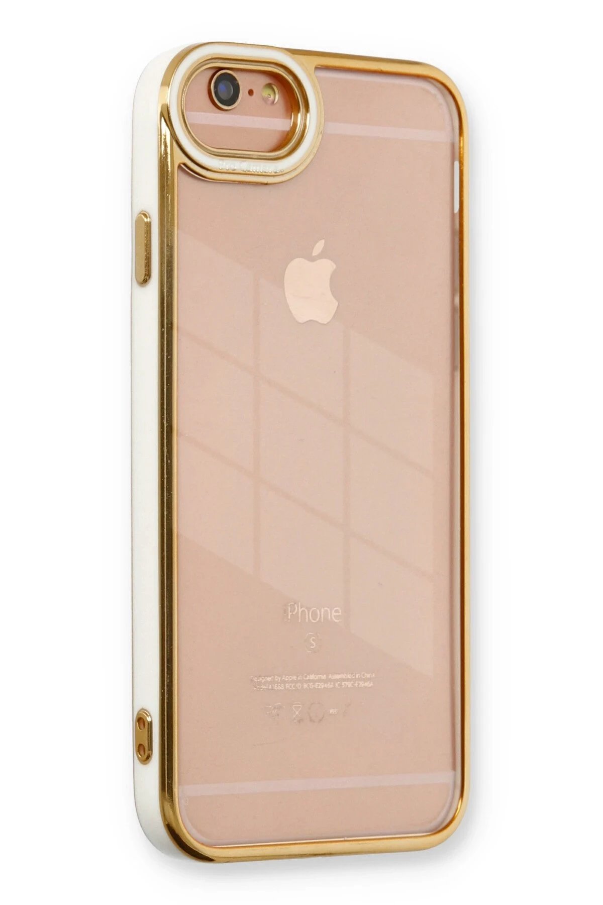 Newface iPhone 6 Kılıf Liva Lens Silikon - Beyaz