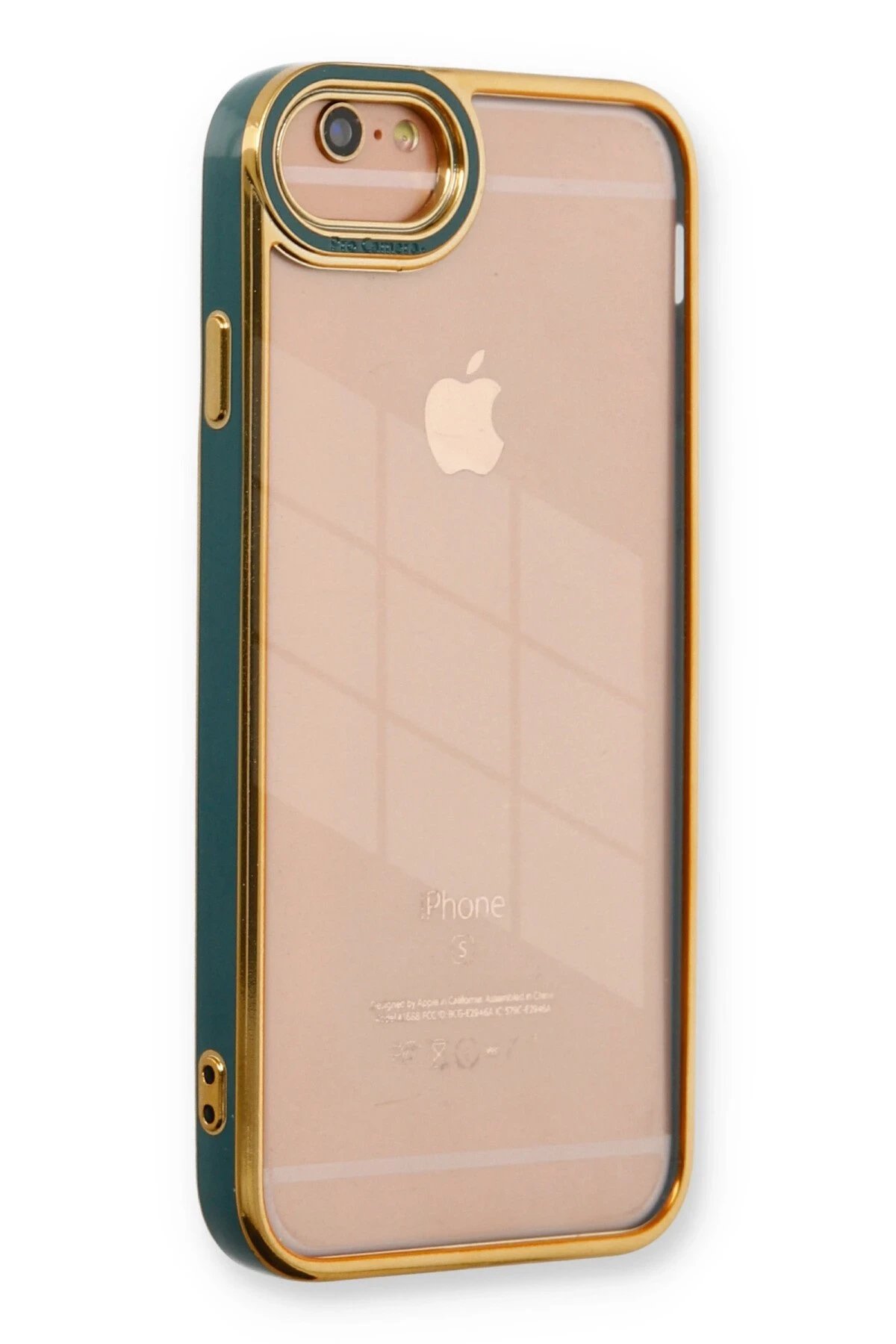 Newface iPhone 6 Kılıf Liva Lens Silikon - Yeşil