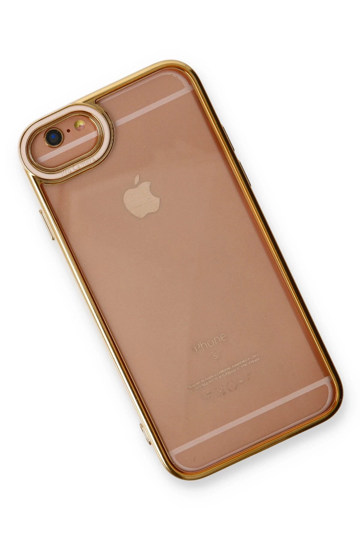 Newface iPhone 6 Kılıf Liva Lens Silikon - Pudra