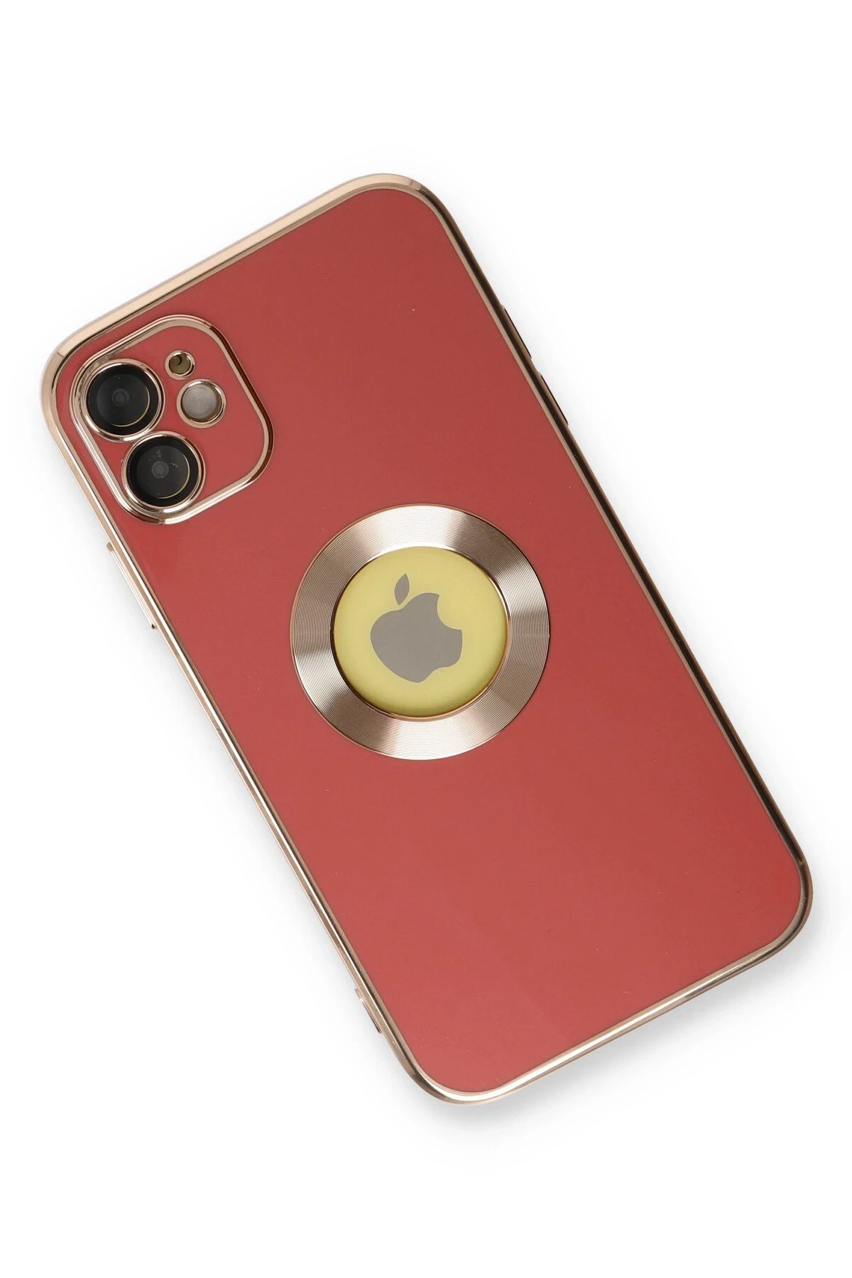 Newface iPhone 12 Kılıf Store Silikon - Kırmızı