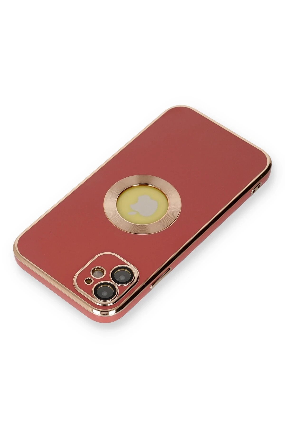 Newface iPhone 12 Kılıf Store Silikon - Kırmızı