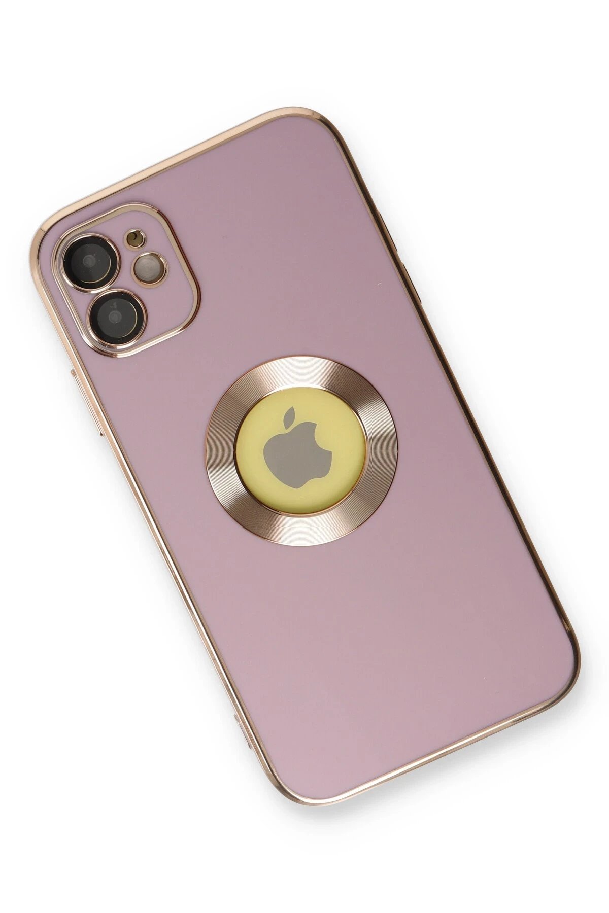 Newface iPhone 12 Kılıf Store Silikon - Mor