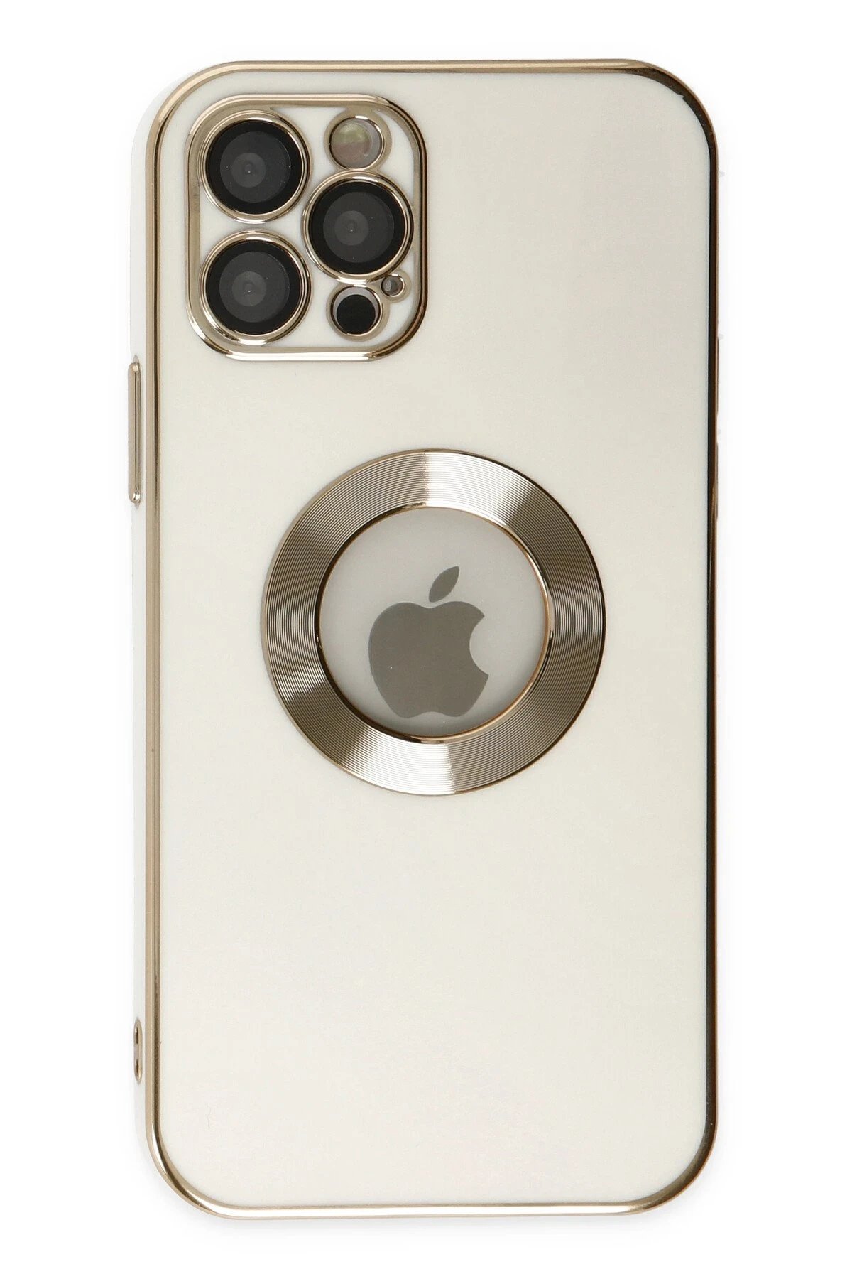 Newface iPhone 12 Pro Kılıf Store Silikon - Beyaz