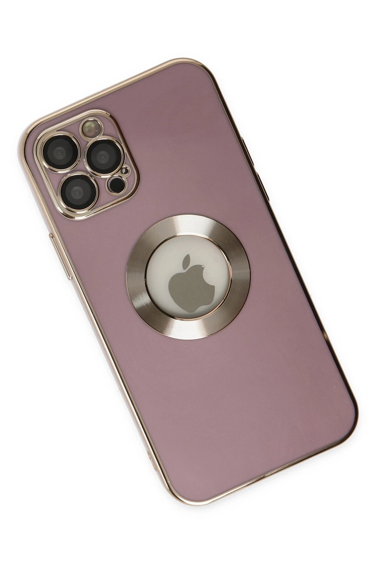 Newface iPhone 12 Pro Kılıf Store Silikon - Mor