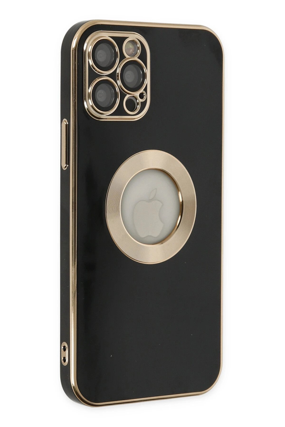 Newface iPhone 12 Pro Max Kılıf Store Silikon - Siyah