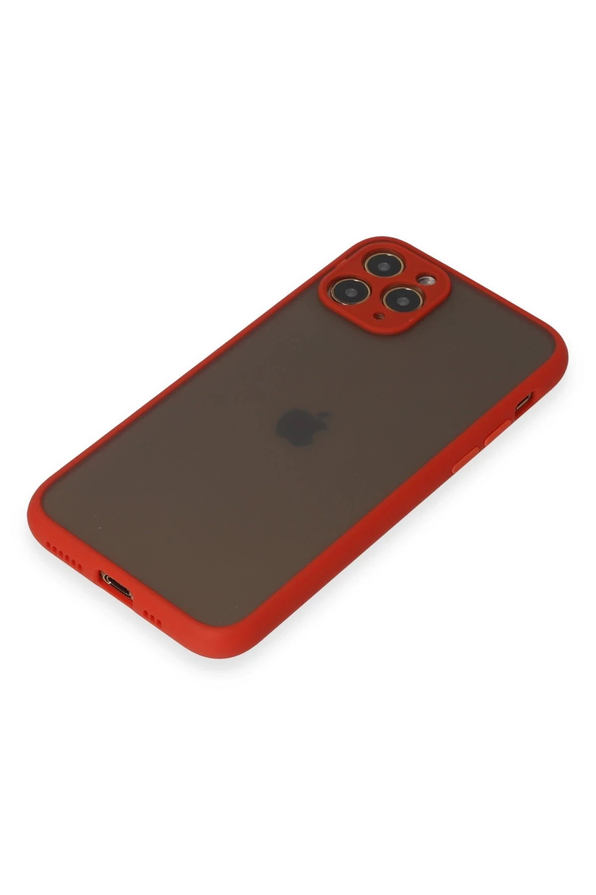 Newface iPhone 11 Pro Kılıf Montreal Silikon Kapak - Kırmızı